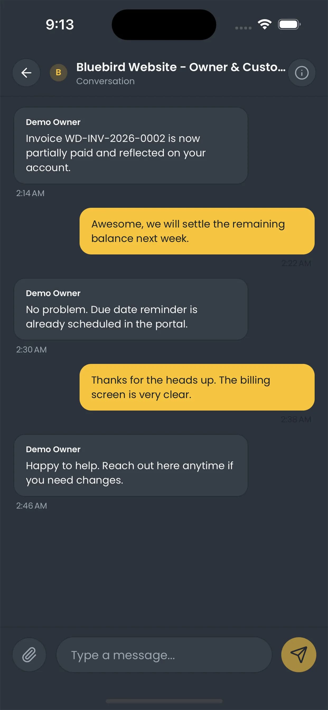 Beemud Client app screenshot 3